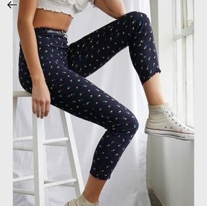 Floral Ankle Pants